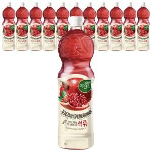 [소비기한 임박] 자연은 석류주스, 1.5L, 12개