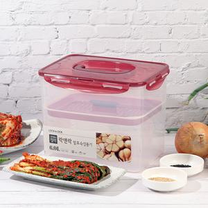 II 락앤락 발효 숙성용기 누름판 원핸들 김치통 (6L) 밀폐 보관용기