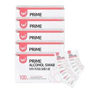 이야 프라임 알콜스왑 500매 국내생산 일회용 개별포장 알콜솜