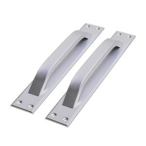 스페셜 판손잡이(40mm) P160 실버 2개 베란다 미닫이 샷시 슬라이딩 중문 건축손잡이