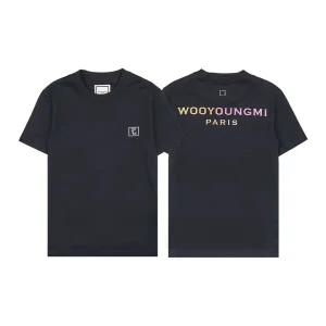 [롯데백화점]우영미 그라데이션 로고 코튼 티셔츠 M231TS08 708B