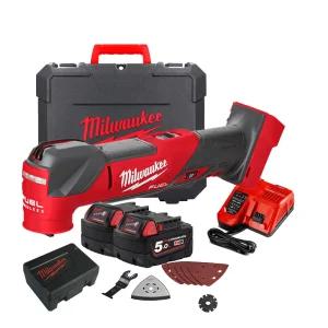 밀워키 M18 FMT-502X FUEL 충전 멀티커터 18V 5.0Ah 2팩 세트