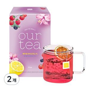 쟈뎅 티타임 TEA 아워티 베리썸 히비스커스 티 14.9g 20개입 2개