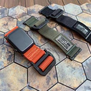 애플 워치용 UAG 밴드 울트라 49mm 45mm 44mm 42mm 41mm 40mm 38mm 나일론 스트랩 아이워치 팔찌 울트라 8