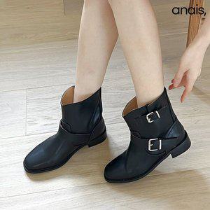 [아나이스] 벨트 스트랩 앵클부츠 3cm_24FW195 [무료배송]