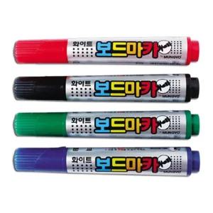 화이트 보드 마카 12개 1세트/클린/보드마카12색/세필보드마카/화이트보드펜/보드마카펜/미니보드마카/보드