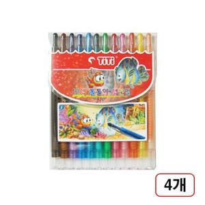 티티)샤프식색연필(12색), 4개