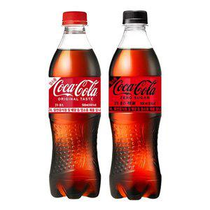 [기타]코카콜라 오리지널12개 제로12개 500ml 24개 [업소용]