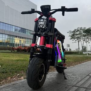 성인용 고속 착석 전기 스쿠터 듀얼 모터 자전거 오프로드 72V 10000W 120Kmh