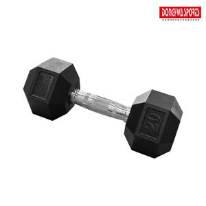 와드프랜즈 크로스핏 PEV 육각 고무덤벨 20LB 1개