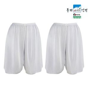 국내생산 빅사이즈 풍기인견 4부 속바지 여름 임산부 할머니 잠옷 넉넉한 속반바지