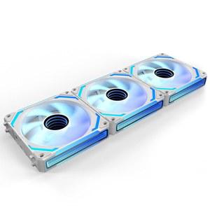 아시아호스 코스미크 120mm PC RGB 팬 컴퓨터 케이스 팬, 5V 3핀 커넥터 데이지 체인 PWM 냉각 CPU 액체 냉각기용 컨트롤러 포함