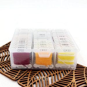 맘앤쏘잉/ 프랑스자수실 48색상세트/면사 울사/ 퀼트 공방 수업재료
