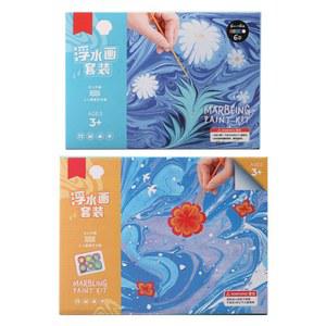 10대 초반 어린이를 위한 재미있는 워터 마블링 페인트 키트 선물 6/12 색상/6ml