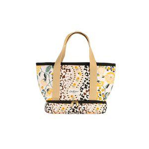 [캐스키드슨](김해점)스몰 런치 토트 백 - 레오파드 플라워(CK-HCKLPSMTOTEBAG)