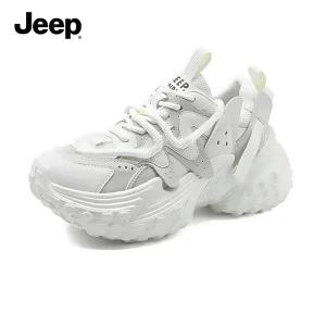 Jeep 2025년 봄 신상품 여성 메시 통기성 타이어 밑창 스포츠 신발