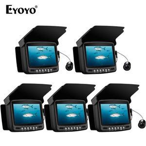 Eyoyo 수중 낚시 카메라 키트, EF43A 겨울 어군 탐지기, 인치 디스플레이, IR 5 10