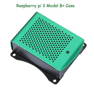 라즈베리 파이 3 모델 B 플러스 알루미늄 케이스 금속 인클로저 그린 박스 셸 RPI 과 호환 가능