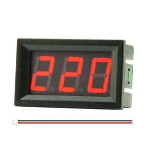 호환 AC 220V 380V 전압 측정기 50-500V 테스터 패널 LED 디스플레이 전압계 94PD