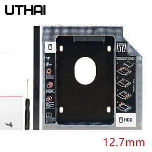 DM DW127S HDD 캐디 12.7mm 알루미늄 Optibay SATA 3.0 하드디스크 드라이브 박스 인클로저 DVD 어댑터 2.5