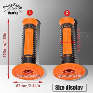 수정 된 바이크 오토바이 7/8 22mm 고무 핸들 바 부품 커버 그립 KTM 125 200 250 350EXCF 6 일 400XCW