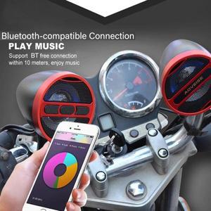 MT473 방수 바이크 오토바이 MP3 플레이어 앰프 라우드 스피커 12V 음악 FM 라디오 스테레오 블루투스 호환