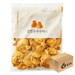 1박스) 모노 냉동 당면유부주머니 1kg x 6개입