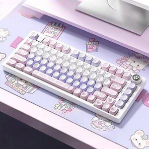 MADE68 원래 HI75 흰색 커스템 조립세트 기계식 커스텀 DIY 레드 키보드
