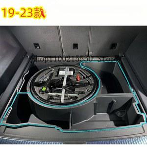 VW 폭스바겐 투아렉 CR 2019 2024 용 자동차 액세서리 트렁크 스페어 타이어 정리함 보관함 케이스 컨테이너 내부 장식