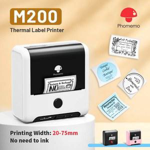 메이커 20 열전사 중소기업용 라벨 M200 주소 PHOMEMO 75MM BLUETOOTH 스티커 프린터