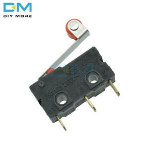 10Pcs KW12-3 마이크로 롤러 레버 암 정상 열림 닫기 리미트 스위치 제어 모듈 AC 125V-250V PCB 보드 DIY