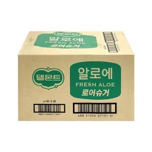 롯데칠성 델몬트 알로에 400ml PET 20개 로어슈거 음료 과일 주스