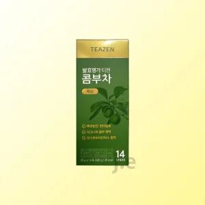 발효명가 티젠 콤부차 매실 액상 14포 1박스
