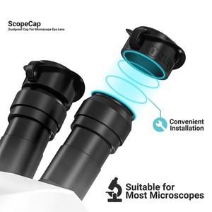2UUL MS81 ScopeCap 현미경 방진 캡 쌍안 스테레오 렌즈 용 부드러운 고무 커버
