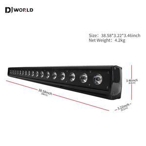 2PCS 18x18W LED 벽 세척 빛 RGBW A + U 6IN1 DMX 바 라인 무대 경마 램프 DJ 흐름 조명 효과