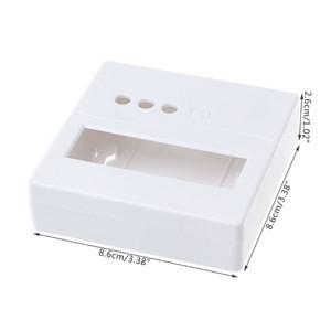 86 플라스틱 프로젝트 상자 인클로저 케이스 DIY LCD1602 미터 테스터 버튼 K1AA 포함