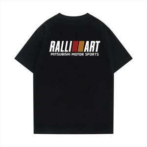 오토바이바지 2025 RALLIART 랠리 티셔츠 남성용 미쓰비시 미쓰비시 EVO 반팔 랠리 모터 스포츠 티셔츠 하