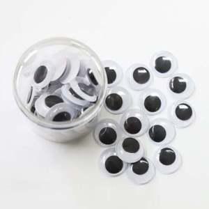 인형 눈알 15mm 1통(10g) 완구 스티커 눈알