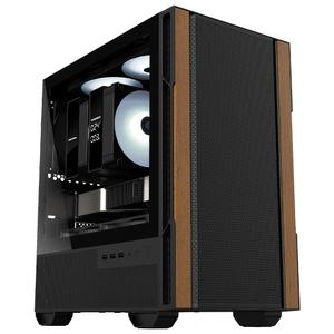 :3RSYS L330 Quiet 미니타워 컴퓨터 PC 케이스 (블랙)