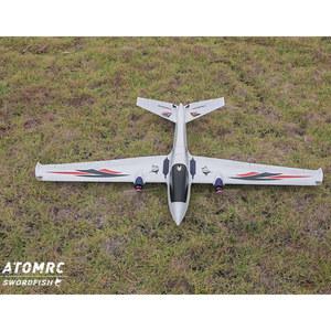 ATOMRC 황새치 1200mm 모델 글라이더 테일 트윈 날개 비행기 모터 Fpv 엔진 Rc 이중 Aircarft 고정