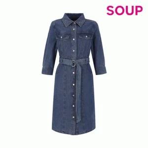 [숲]SOUP 데님 원피스_K SA4OP39