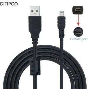 카메라 USB 데이터 케이블 니콘 D7200 D3200 D5500 D5 00 D5200 D7 00 P7 00 미니 8 핀 데이터 케이블 카메라 액세서리