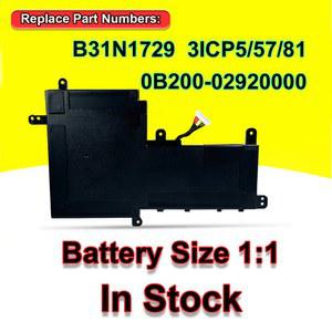 호환 VivoBook S530FN, ASUS S530UN, S530UA, S530FA, 배터리, B31N1729, X530FN S15, 노트북 S530F, 52V, S530UF, 42WH, 11 S530,