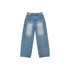 [미즈노](센텀시티점) x STU 한정판 와이드핏 데님 팬츠 MIZUNO X STU DENIM PANTS_32MTWP0127