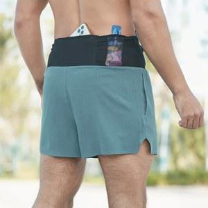데크 조깅 IN 트레이닝 반바지 착용 운동 레이싱 스포츠 바지 헬스장 남성용 마라톤 러닝 더블