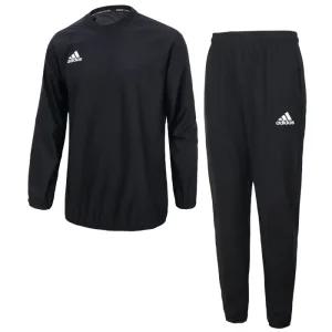 ADIDAS 사우나슈트 크루넥세트 땀복(ADISS02B) 블랙코팅