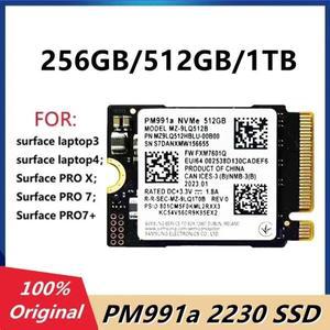 microsoft 호환 Surface Pro 7+ 스팀 데크용 기존 PM991a 512GB 2230 M.2 내부 솔리드 스테이트 드라이브 P