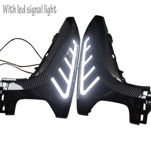xmax휠 YAMAHA NMAX155 Nmax125 2020 오토바이 액세서리 LED 신호등이있는 전면 패널 커버