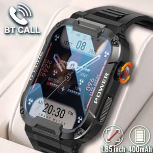 남자 스마트 시계 군사 건강한 모니터 AI 음성 블루투스 통화 피트니스 방수 스포츠 Smartwatch Xiaomi IOS 안드로이드 2025