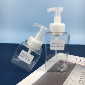 450ml 거품 용기 투명 디스펜서 핸드워시 버블 250ml 펌프 폼 공병
